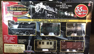 EZTEC G Gauge Black Canyon Express Wireless Remote Control Train COMPLETE • $50