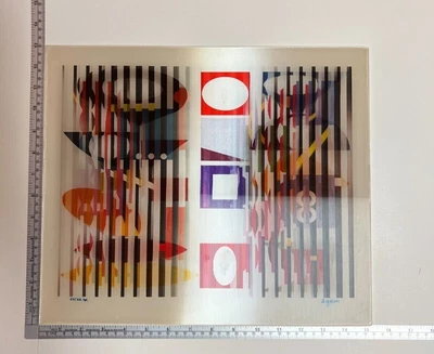 $3200 • Buy Yaacov Agam  PETIT SECRET  Signed And NumberedAgamograph