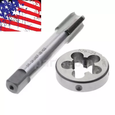New HSS 5/8 -24 UNEF Right Hand Thread Tap And Die Set US Stock 5/8 X 24 • $13.99