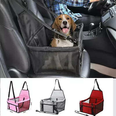 £14.66 • Buy Pet Car Safety Seat Carrier Cat Dog Puppy Travel Safe Cage Belt Seat Storage Bag