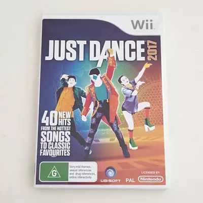 Genuine Authentic Nintendo Wii Game Just Dance 2017 PAL AUS Free Shipping! CIB • $24.99