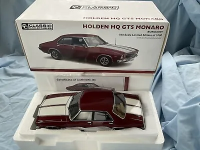 1:18 Classic Carlectables Holden HQ Monaro GTS Burgundy • $249