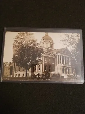 $49.99 • Buy Court House Flint Michigan Pesha Real Photo Postcard 