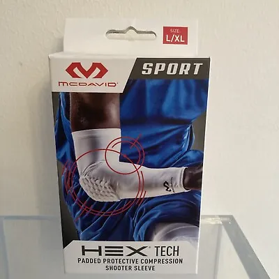 Mcdavid Hex Tech Padded Compression Protection Shooter Arm Sleeve L/xl New • $15