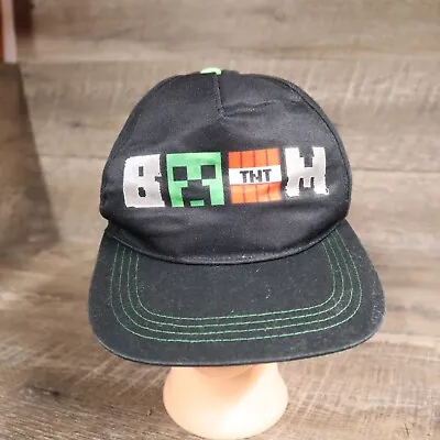 Minecraft Boom Hat Cap Black Youth Size Adjustable • $7.22