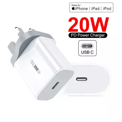 £2.99 • Buy Official USB-C Fast Charging Type C PD Charger Plug. For IPhone 13 12 11 Pro Max