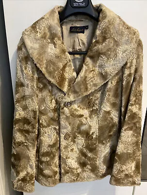 £42.97 • Buy Luisa Spanioli Eco-fur Jacket Size 44 Fake Fur Jacket Size 44 IT UK 12-14