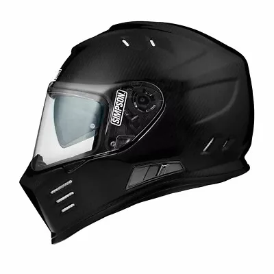 Simpson Venom Carbon ECE22.06 Full Face Helmet - New! Fast Shipping! • $566.13