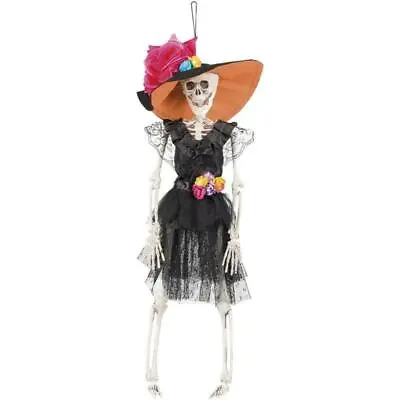 Boland Skeleton La Flaca Hanging Halloween Party Decoration - 40cm • £8.49