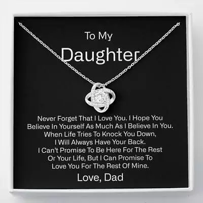 My Daughter  Necklace Gift From Dad Daughter Birthday Graduation Jewelry Gift • $44.99