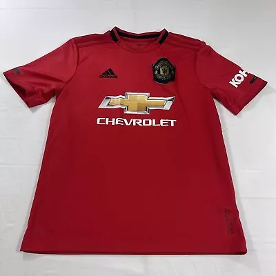 Adidas YOUTH XL Manchester United Home Soccer Jersey Red BLANK DW4138 • $26.99