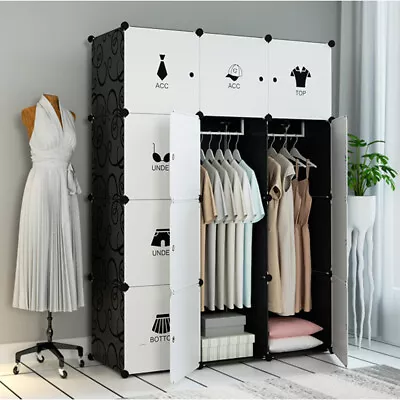 Clothes Organizer 6/8/12/16 Cubes Storage Kid Cabinet Wardrobe Toy Book Shelve • $34.99