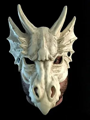 Dragon Skull Mask Half Face Japanese God Masks Halloween Cosplay Mask • £17.97