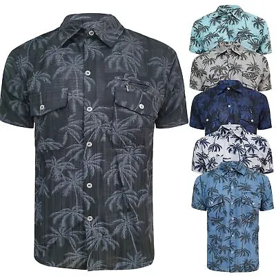 £8.99 • Buy Mens Hawaiian Shirt Multi Colors Palm Tree Floral Print Summer Fancy Dress Top