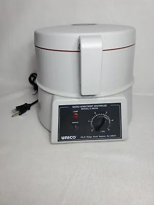 Unico Micro Hematocrit Centrifuge CMH-30 Grounded Plug Tested See Video & Descri • $279.20