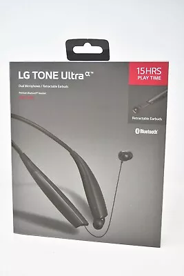 LG TONE Ultra α HBS-830 Wireless Bluetooth Stereo Headset - Black NEW SEALED !!! • $119.75