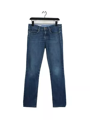 Gap Women's Jeans W 27 In Blue Cotton With Polyester Spandex Straight • £10.70