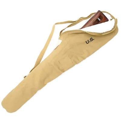 U.S. WWII Fleece Lined M1 Carbine Case With Carry Strap - Marked U.S. • $36.95