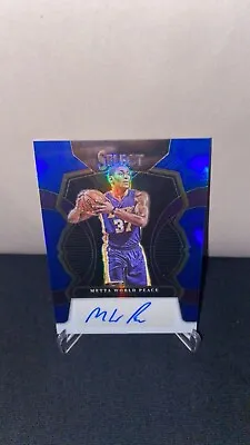 Metta World Peace 2022-23 Select Signatures Blue Prizm Auto /49 Lakers #S-MWP • $20