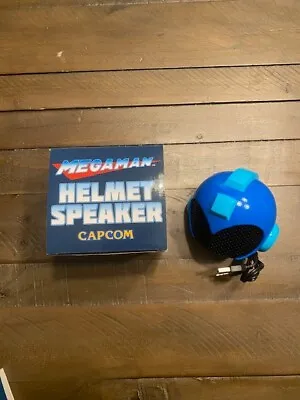MEGA MAN MEGAMAN USB Helmet Speaker Blue Arcade Block Exclusive NEW With Box • $17.99