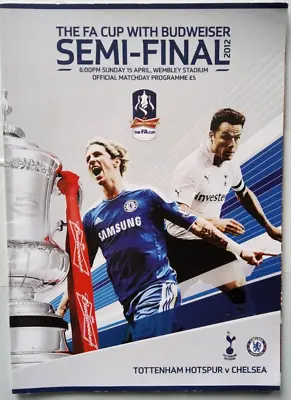 £4.97 • Buy Tottenham V Chelsea FA Cup Final 2012 Football Programme