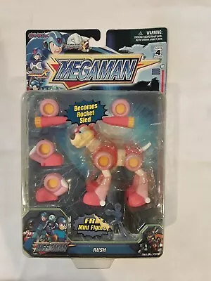 Mega Man Rush Figure 2004 Jazwares MEGAMAN Capcom RARE & HTF NIB • $70