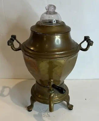 Vintage Manning Bowman Copper Coffee Pot Rare Percolator 110 Volt 4 To 7 Cup • $129.23
