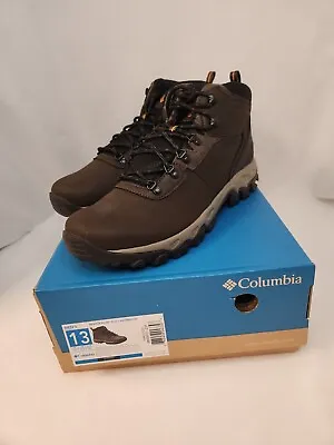Columbia Newton Ridge Plus II Waterproof Men's Hiking Boot Shoe Cordovan Squash • $49.95
