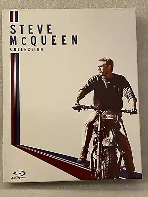 Steve McQueen Collection (Blu-ray Disc 2014) Great Escape Magnificent Seven • $13.50