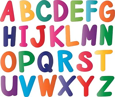Kids Bedroom Living Room Multi-colored English Alphabet Letters Wall Art Sticker • $25.95