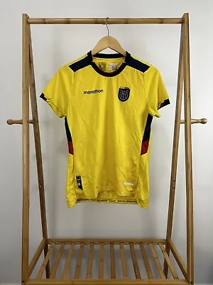 Marathon Ecuador National Team 2022 Home Yellow Soccer Football Jersey Size S • $89.96