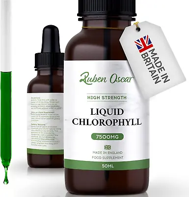 Chlorophyll Liquid | UK Sourced | 2 Month Supply 60 Servings | High Strength - • £18.44