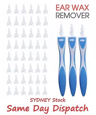 AU 3x Ear Wax Removal Remover Tool Ear Cleaner Q-Grips Pick Swab Handle 48 Tips • $18.98