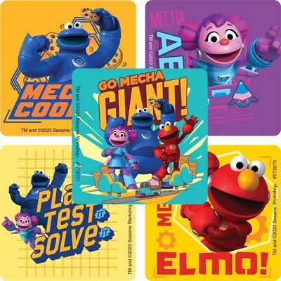 20 Sesame Mecha Builders Stickers Party Favors Teacher Supply Elmo Abby Cookie • $3.05