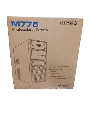2008 NEW Moneual Labs M775B Mid Tower Professional Series PC CASE ONLY Black • $109.99