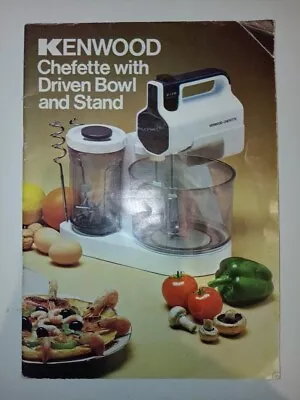 Kenwood Chefette A380 Instruction And Recipe Book Edition 2 • £9.99