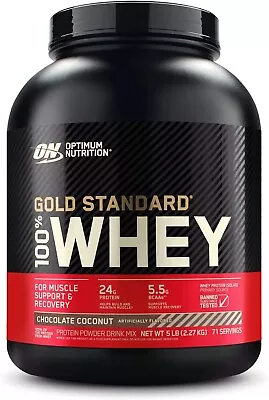 OPTIMUM NUTRITION GOLD STANDARD 100% WHEY PROTEIN 5LB Chocolate Coconut • $78.99