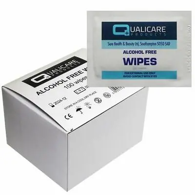 £19.97 • Buy Alcohol Free Wipes - Antiseptic Sterile Wound, Cuts Piercing Tattoo Nail Medical