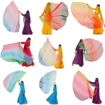 Dance Chiffon Semicircle Porphetic Praise Dance Worship Flex Flags Dance Props • $12.25