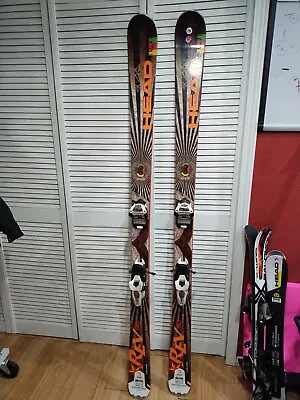 Head Rev 90 All Mountain Skis Sz 184cm W/ Marker Griffon Bindings • $160