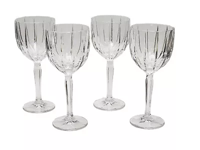 LOT Of 4 WATERFORD MARQUIS OMEGA ALL PURPOSE WINE GLASS  8.5  H • $50