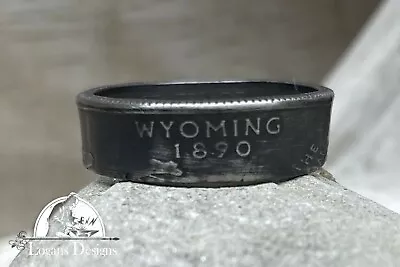 WYOMING State Quarter Coin Ring -  Powder Coated  Sizes 4-14 • $19.89