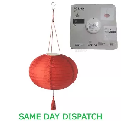 IKEA FÖSSTA LED Pendant Lamp Battery-operated/red  Led Lantern • £11.50