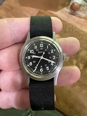 Benrus MIL-W-46374 General Purpose Military Reissue Wristwatch Stainless Steel • $100