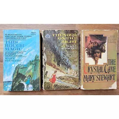 Lot Of 3 Mary Stewart Novels Vintage Paperback • $9.99