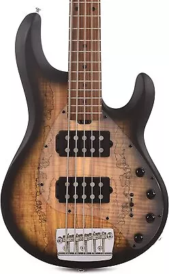 Sterling By Music Man StingRay 5 HH RAY35HH Spalted Maple Natural Burst Satin • $1149.99