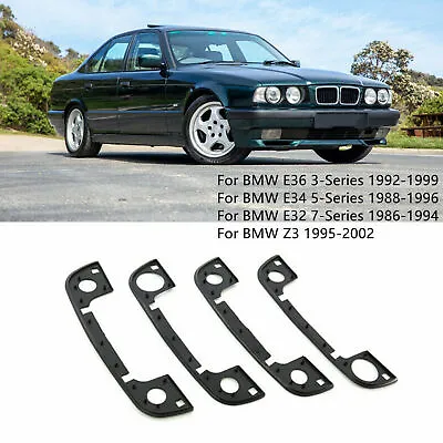 4pcs/Set Door Handle Rubber Seal Gaskets Fit For BMW E36 E34 E32 3 5 7 Series US • $14.79