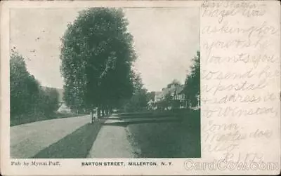 1906 MillertonNY Barton Street Dutchess County New York Myron Puff Postcard • $9.99