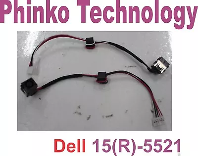 NEW DC POWER JACK And CABLE For Dell Inspiron 15R-5521 15R-3521 17R-5721 • $13.30