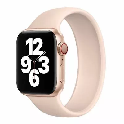 $9.99 • Buy For Apple Watch Band Series SE 6 5 4 3 2 Solo Loop Silicone Elastic IWatch Strap